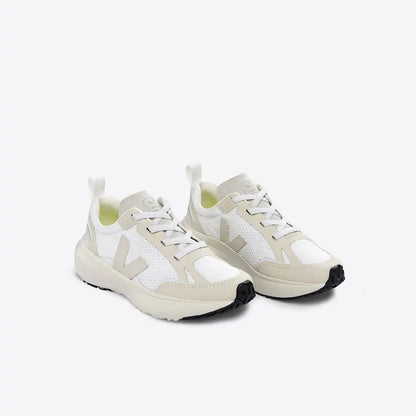 CANARY ELASTIC LACES ALVEOMESH WHITE PIERRE