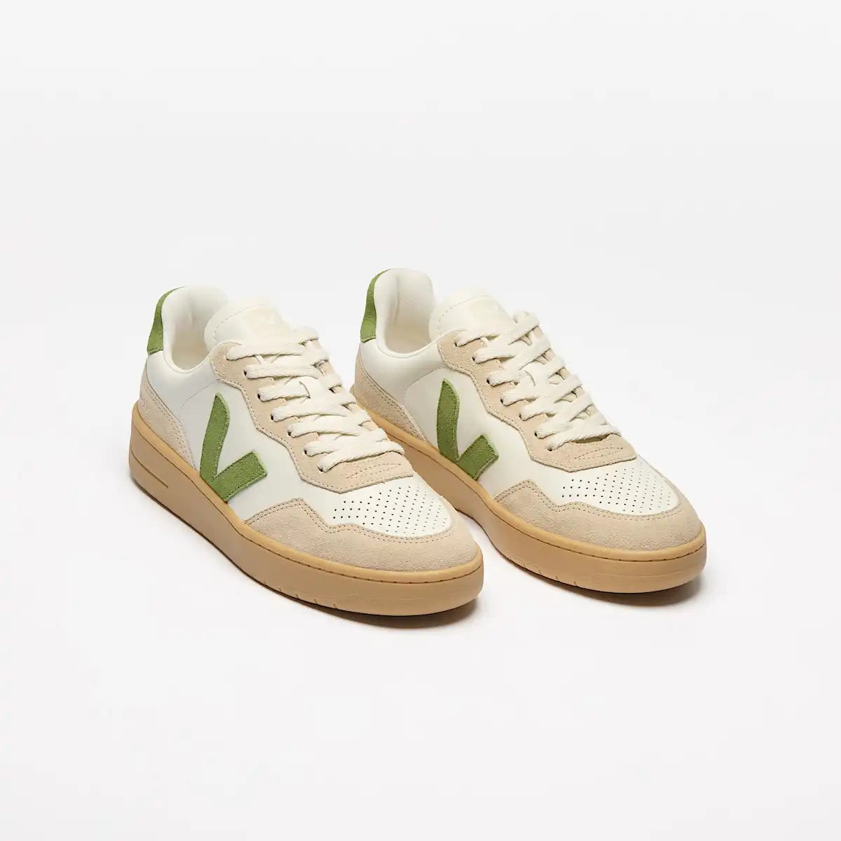 V-90 LEATHER PURE KIWI ALMOND NATURAL