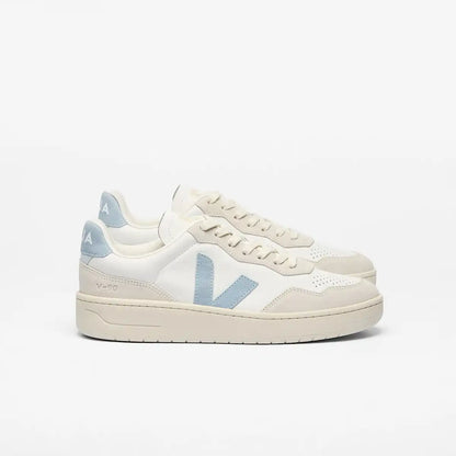 V-90 LEATHER WHITE STEEL