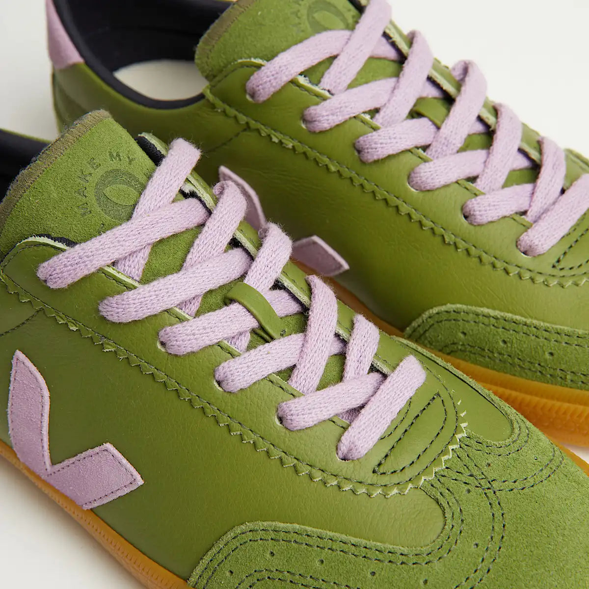 VOLLEY LEATHER VEJA X MAKE MY LEMONADE KIWI ORCHID